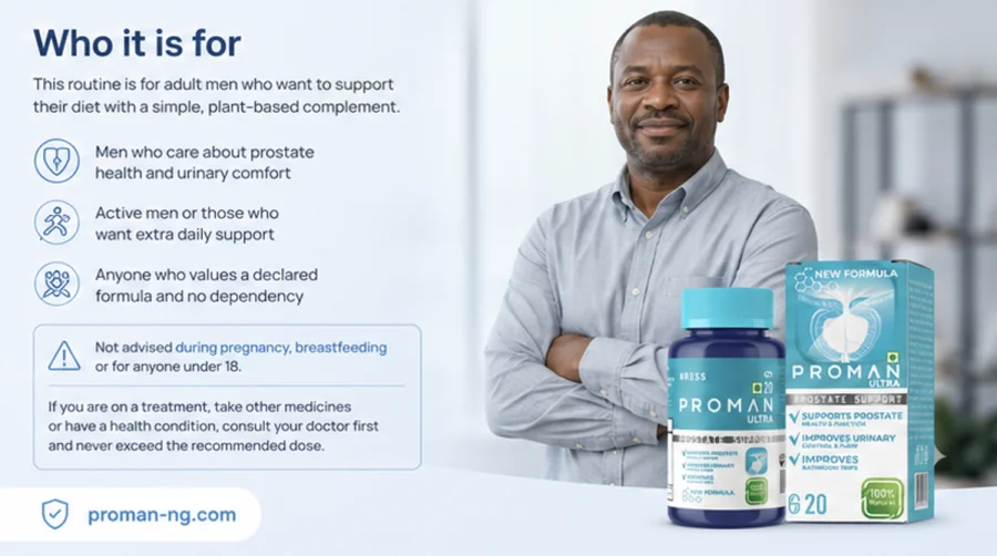 Proman — capsules for adult men who support prostate health and urinary comfort