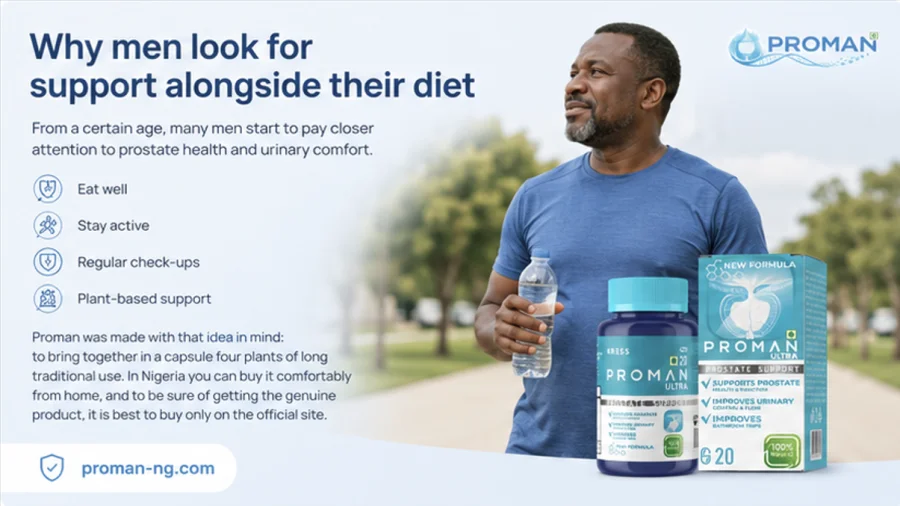 Proman — plant-based support for men who look after prostate health